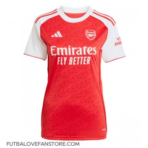 Arsenal Declan Rice #41 Domáci Ženy futbalový dres 2025-26 Krátky Rukáv Arsenal Declan Rice #41 Domáci Ženy futbalový dres 2025-26 Krátky Rukáv